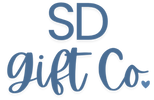 Blue SD Gift Co logo.