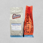 Locally roasted coffee used in realtor closing baskets for SD Gift Co in Indiana.