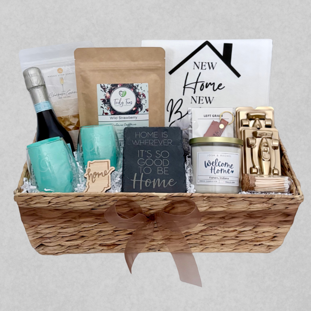 A Custom closing gift designed by SD Gift Co for Indianapolis area realtors.