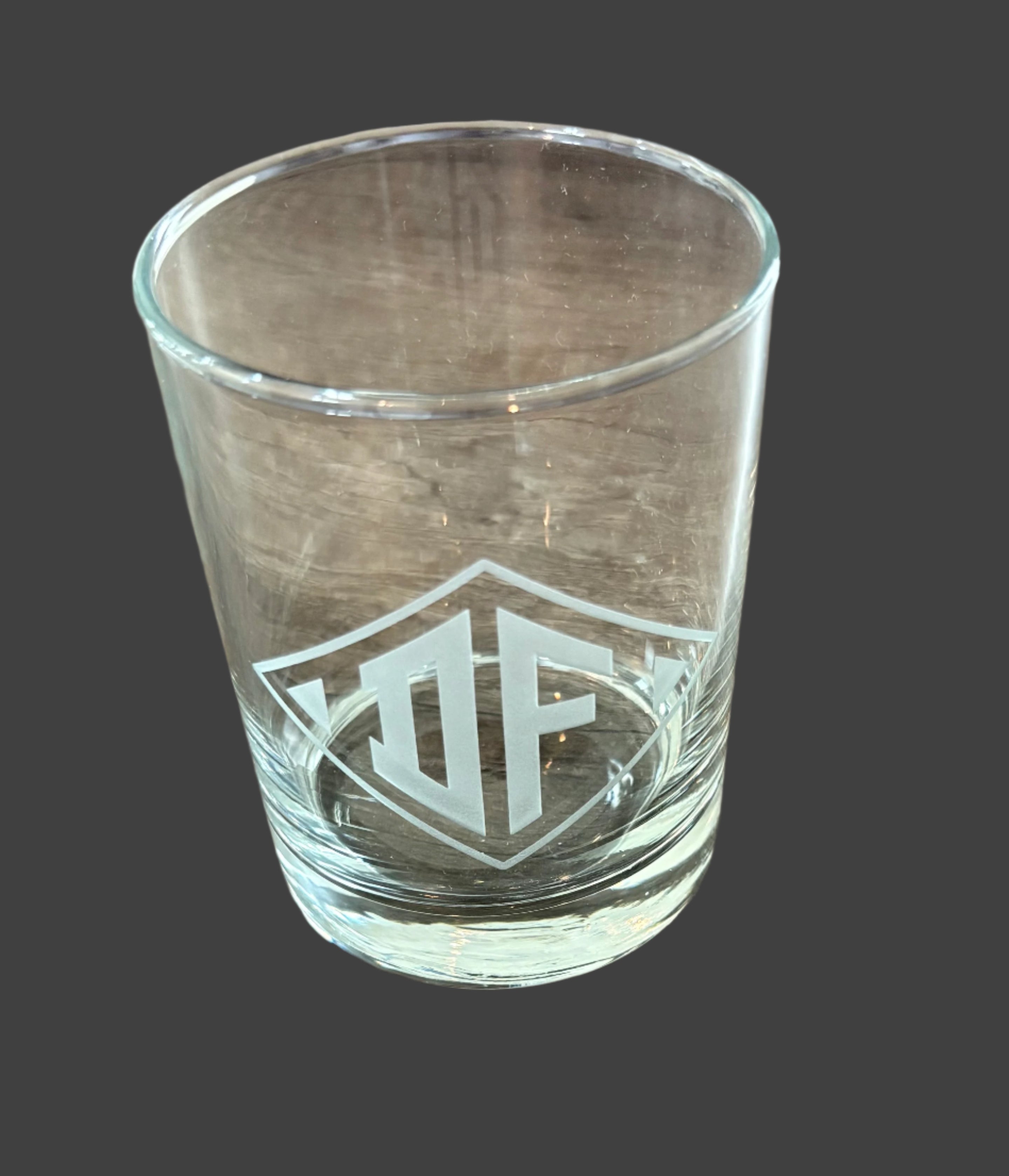 Monogrammed glass
