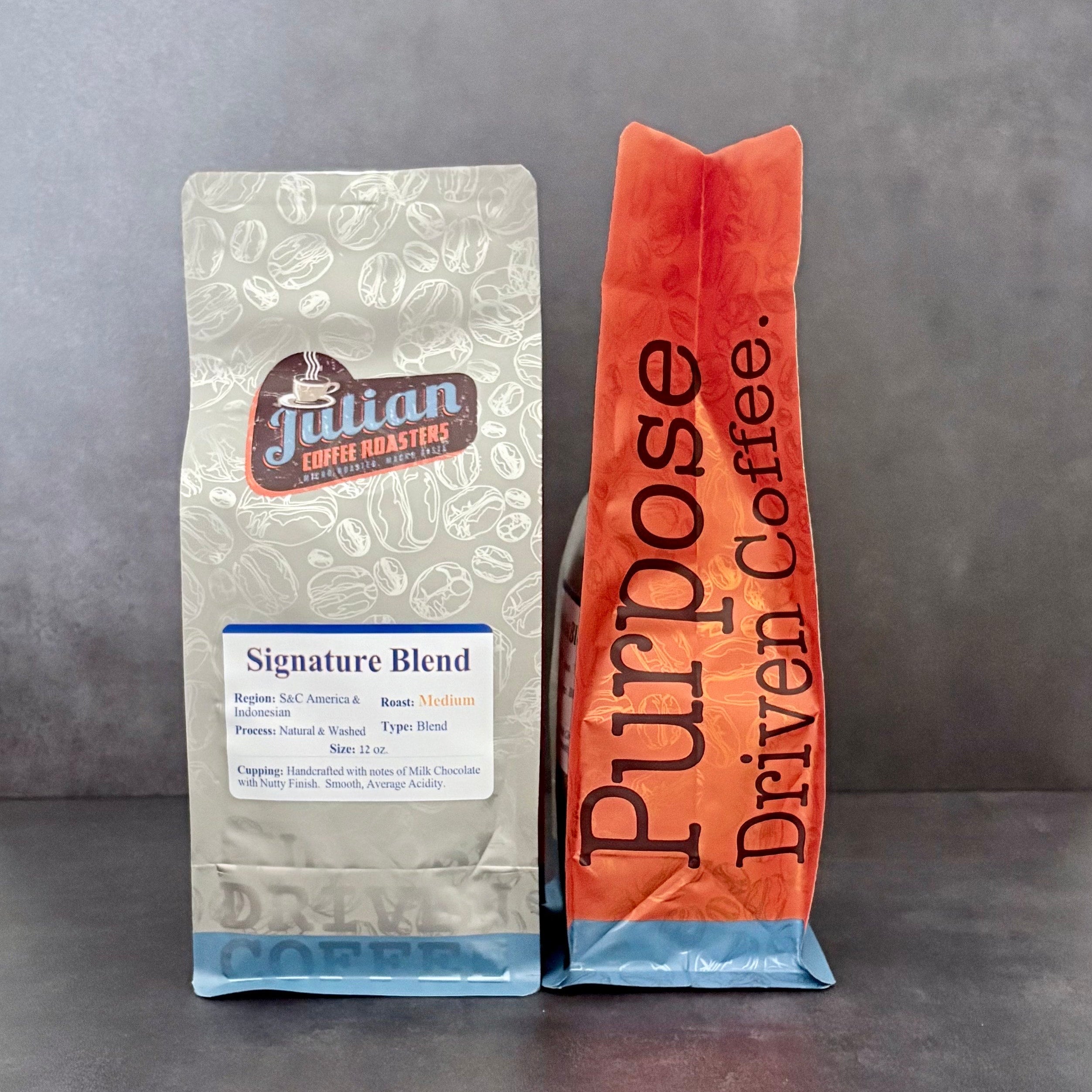 Locally roasted coffee used in realtor closing baskets for SD Gift Co in Indiana.