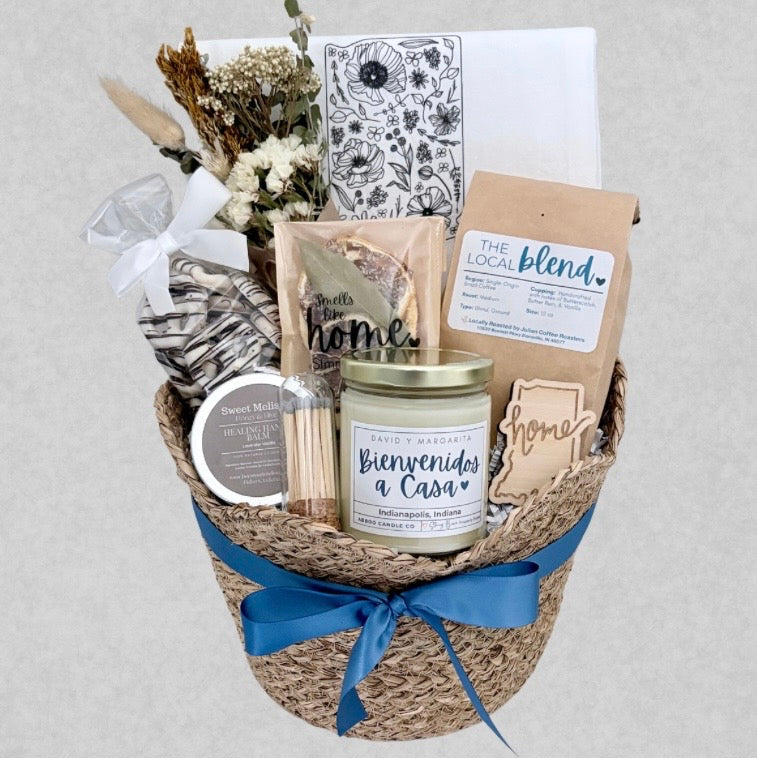 A curated closing gift assembled by SD Gift Co for Indianapolis realtors.