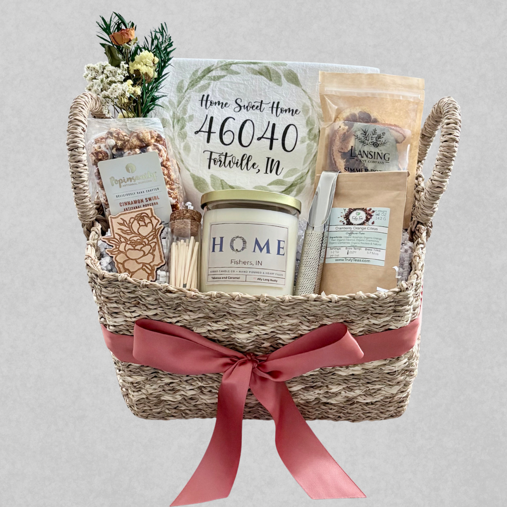 The Select closing gift basket for Indiana realtors with locally made products.
