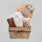 Winter closing basket for Indy realtors made by SD Gift Co.